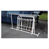 Two Size modern Metal Bed with Rails hardware to