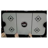 MD Sports air hockey table, has legs but no