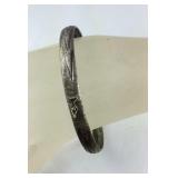Sterling silver bangle bracelet