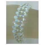 Opalite 3-5mm beaded stretch bracelet 53.00ctw