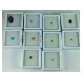 10 assorted gemstones