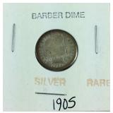 1905 barber dime