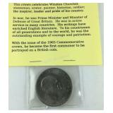Sir Winston Churchill coin 1965