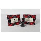 Scottish Terrier figural candles, two boxes with