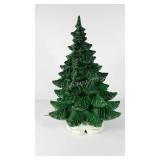 Holiday decor, ceramic Christmas tree, 4 pieces,