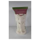 Ceramic elephant plant stand, 21"