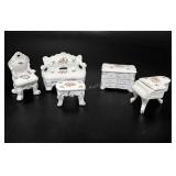 Porcelain doll furniture, made in Japan