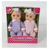 Lil Abbey & Emma dolls by Lovee, new in box