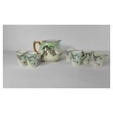 Z.S. & Co. Bavaria painted pitcher and