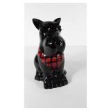 Scottish Terrier wearing a tartan kerchief cookie