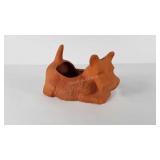 Scottish Terrier terracotta planter