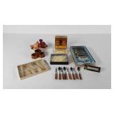 Hostess serving group, hors d