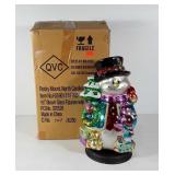 Thomas Pacconi classics blown glass snowman