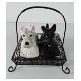 Scottish terrier salt and pepper shaker with