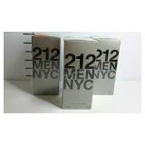 3 Carolina Herrera 212 Men NYC, eau de toilette,
