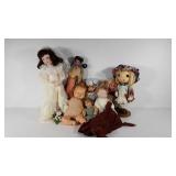 Doll collection, including Phyllis Parkins baby