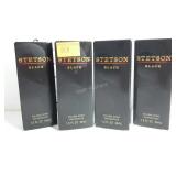 4 Stetson Black, cologne spray, 1.5 oz. , new