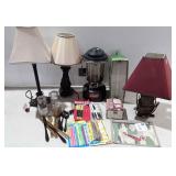 Mixed group, lamps, lanterns (not tested),