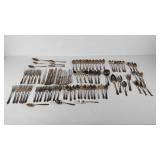 Silverplate flatware, various patterns and