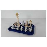 Figurines, Fitz & Floyd tumbling angels, signed