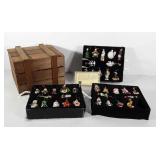 Thomas Pacconi glass Christmas ornaments with COA