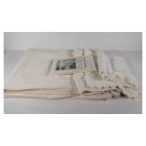Textiles, Williamsburg full size bedspread, lace