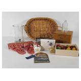 Mixed group, Thomas Kinkade suncatcher, two a