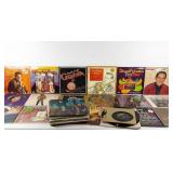 Mixed vinyl records, includes Perry Como, Leo