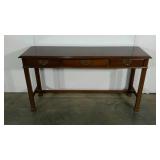 Sofa table, 3 drawers