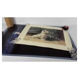 Unframed print and poster, Footsteps etching