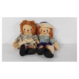 Raggedy Ann and Andy dolls by Johnny Gruelle
