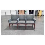 Lobby Seating 3 Chair type, all one piece, couple