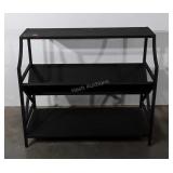 Wrought iron bookcase, 32x14.5x36, Seller code WN