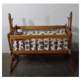 Wooden cradle, 20x35