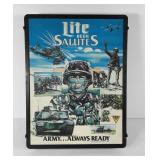 Advertising, Light Beer Salutes the Army wall