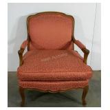 Upholstered arm chair, 30" wide seat