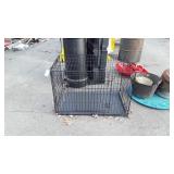 2 Door Folding Pet Crate, 22x36x24" high