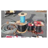 Hardware, electronics cable partial spools, and