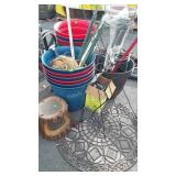 Gardening Accessories lot, planters, sprayer,