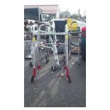 Handicap Accessories lot, 3 walkers, wheel chair,