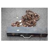 Log Chain 3/8" only one hook, and partial set of