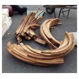 3 Bundles of wood working Molds, Rockers, etc.