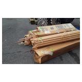 8 Bundles of Wood Dowels, from small to 1"