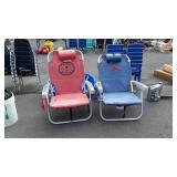 Two Tommy Bahama Beach Chairs, used condition