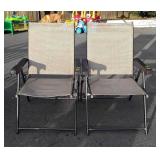 Pair of Folding Outdoor Chairs