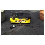 Stanley 20" metal portable tool box, and a
