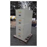 Schwab 5000 Fire Security File Cabinet, 4 legal
