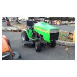 Statesman Riding Mower, 18.5hp, 46" deck, hood is