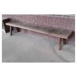 Primitive Bench Peg Leg Style mortise