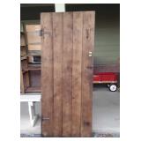 Nice early wood Door, Farm House Type, 32x75",